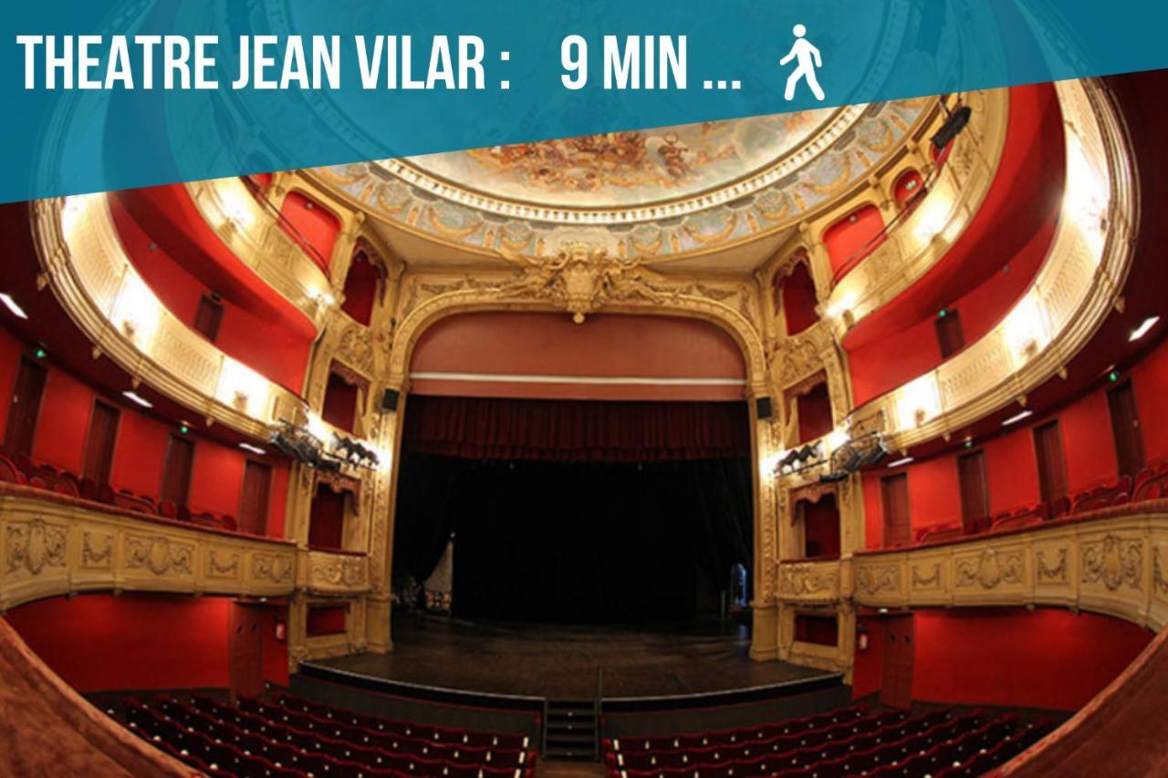 L'Echappee Belle - Terrasse 25M2 - Centre Ville - Lit Queen Size サン・クエンティン エクステリア 写真