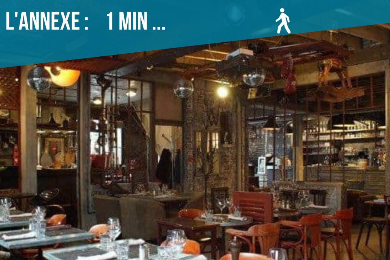 L'Echappee Belle - Terrasse 25M2 - Centre Ville - Lit Queen Size サン・クエンティン エクステリア 写真